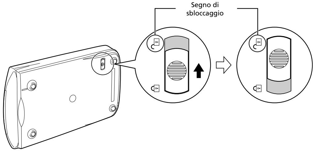 Segno di sbloccaggio