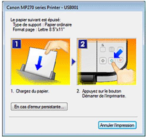CANON MP250 - Lorsque des erreurs se produisent - 1