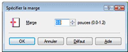 CANON MP250 - Définition de la marge d'agrafage - 3