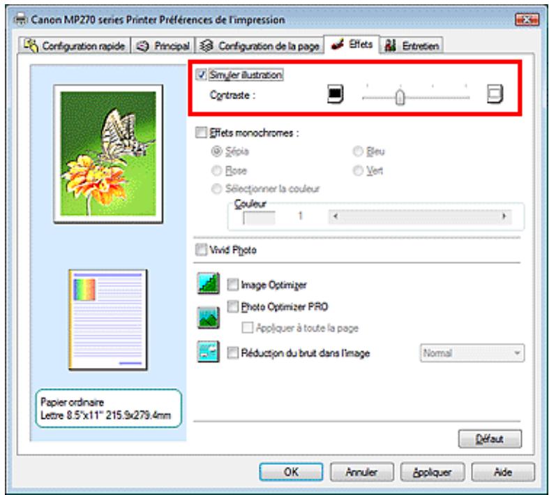 CANON MP250 - Simulation d'une illustration - 2