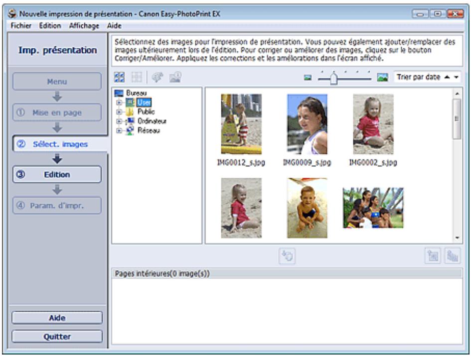 CANON MP250 - Cliquez sur sélection des images. - 1