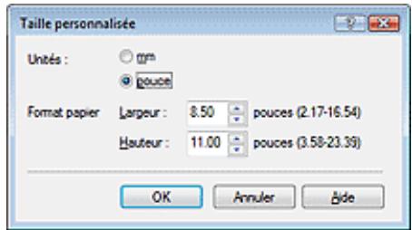 CANON MP250 - Sélectionnez le format du papier - 2