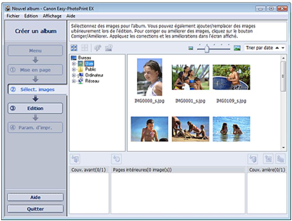 CANON MP250 - Cliquez sur sélection des images. - 1
