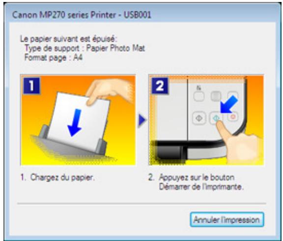 CANON MP250 - En cas d'erreur - 2