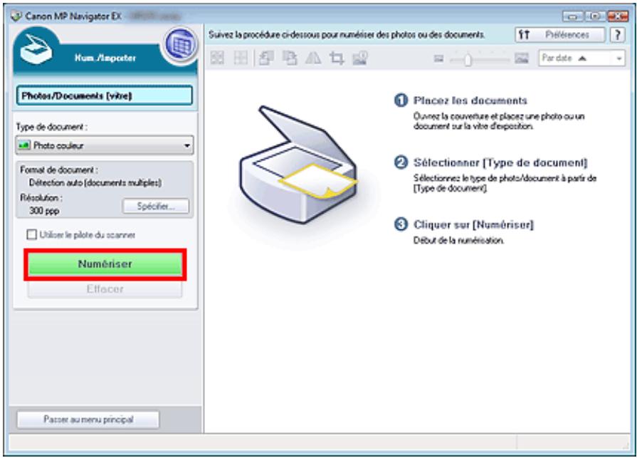 CANON MP250 - Cliquez sur numériser. - 1