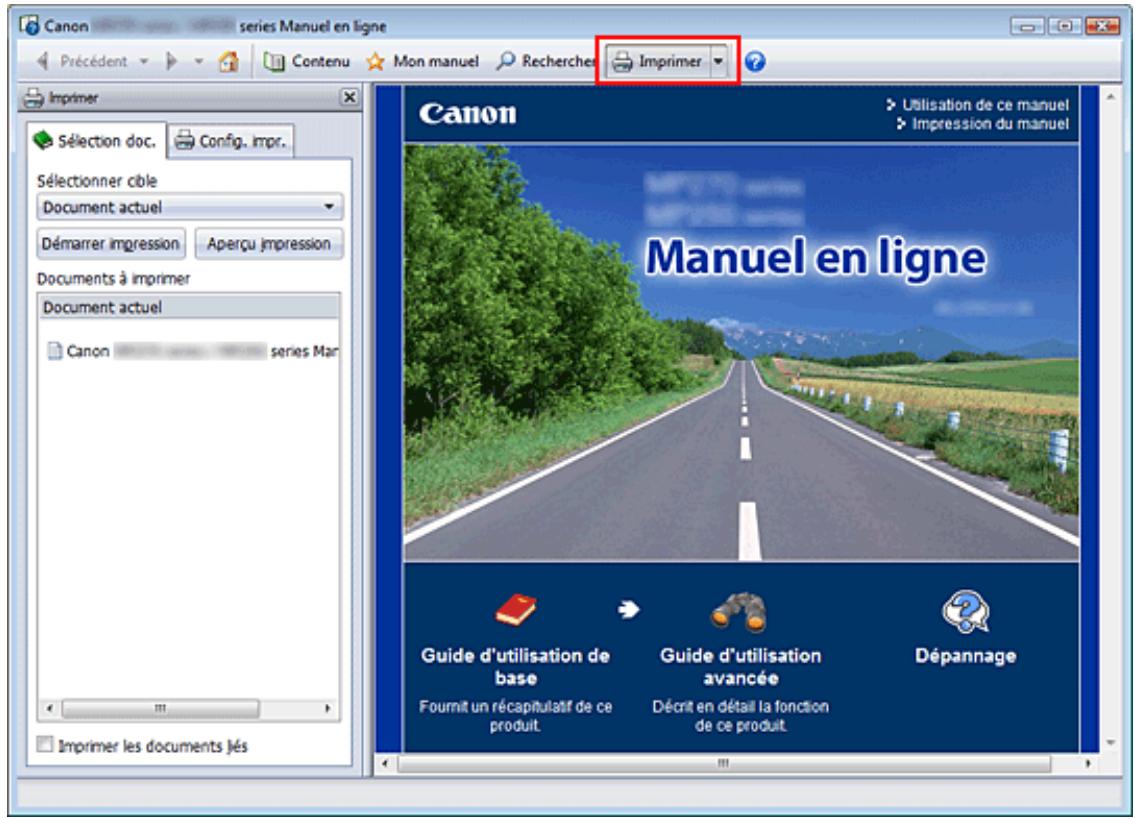 CANON MP250 - Impression du manuel - 1