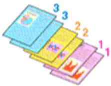 CANON MP250 - Définition du nombre de copies et de l'ordre d'impression - 1