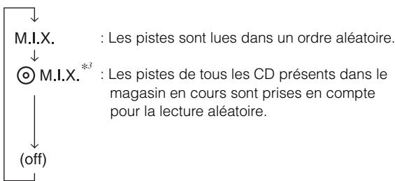 ALPINE CDA-9854R - Appuyez sur 5 ∞ en mode de lecture ou de pause. - 1