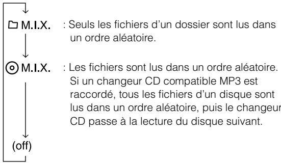 ALPINE CDA-9883R - Appuyez sur 5 en mode de lecture ou de pause. - 2