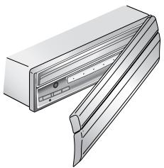 ALPINE TMI-M990 - Utilisation du couvercle antivol - 1