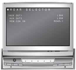 ALPINE TMI-M990 - < Fonctionnement standard du SELECTEUR ARRIERE > - 2