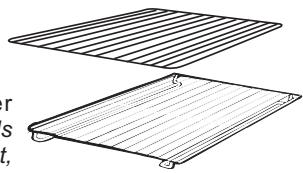 CANDY FPE549/6N - Der einfache Rost dient als Unterlage für Bleche und Backformen. - 1