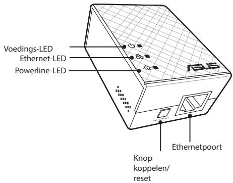 ASUS PL-N12 KIT - PL-E41 Homeplug AV 500Mbps PowerLine-adapter - 1