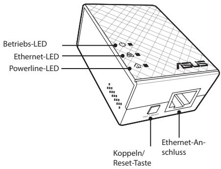 ASUS PL-N12 KIT - PL-E41 Homeplug AV 500 Mbps PowerLine Adapter - 1