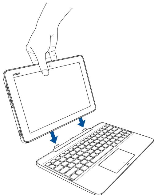 ASUS TRANSFORMER BOOK T101HA - Dock the ASUS Tablet on the ASUS Mobile Dock - 1