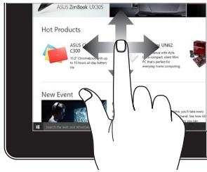 ASUS TRANSFORMER BOOK T101HA - Finger slide - 1