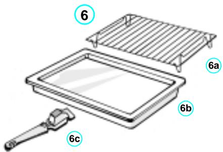 WHIRLPOOL AKZ 127 NB - Kit d'ustensiles de cuisson 6 - 6