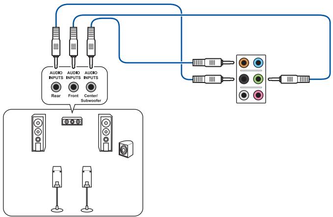 ASUS Z87-K - Connexion à un système de haut-parleurs 5.1 - 1