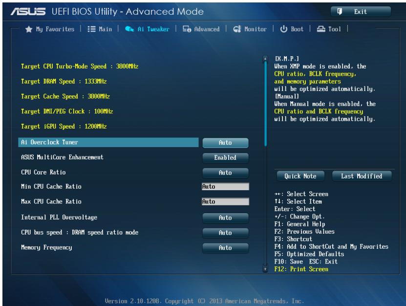 ASUS Z87-K - Menu Ai Tweaker - 3