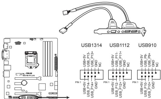ASUS Z87-K - Connecteurs USB 2.0 (10-1 pin USB910; USB1112; USB1314) - 1