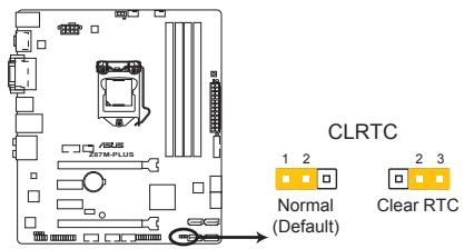 ASUS Z87-K - Jumper d'effacement de la mémoire CMOS (3-pin CLRTC) - 1