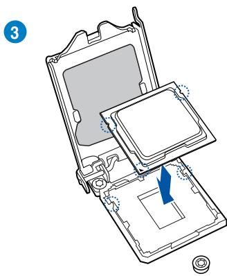 ASUS Z87-K - Installation d'un processeur - 4