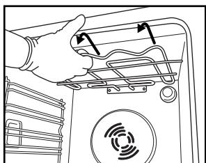 WHIRLPOOL AKZ 520/WH - Deplacement de la resistance chauffante superieure (uniquement sur certains modeles) - 1