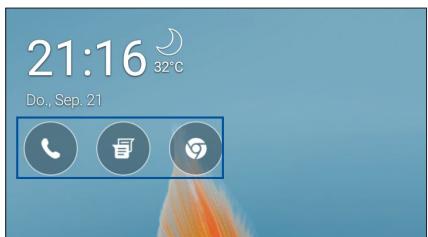 ASUS ZENFONE 4 MAX PRO ZC554KL - Schnellzugriffschaltflächen verwenden und anpassen - 1