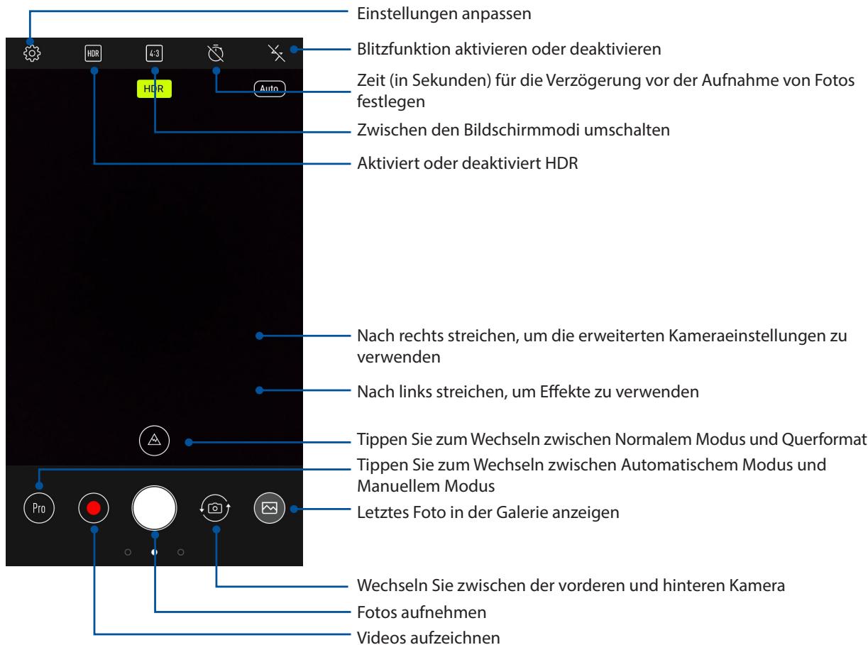 ASUS ZENFONE 4 MAX PRO ZC554KL - Kamera Startbildschirm - 1