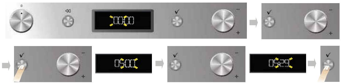 WHIRLPOOL AKZM 752 IX - Activation du FOUR - réglage de l'heure - 1