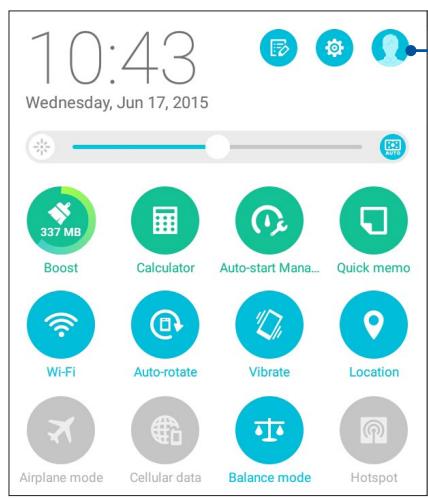 ASUS ZENPAD 10 - Créer un profil - 1