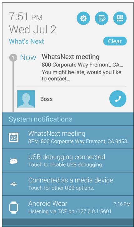 ASUS ZENPAD 10 - Alerte de début d'événement - 2