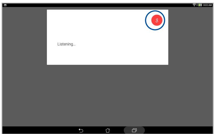 ASUS ZENPAD 10 - Ouvrir l'application Recherche vocale - 1