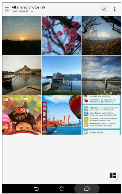 ASUS ZENPAD 10 - Afficher toutes les photos partagées - 1