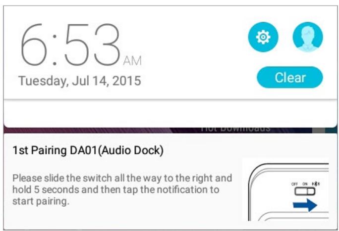 ASUS ZENPAD 10 - Appairer votre tablette ASUS avec la station d'accueil ASUS Mobile Dock - 2