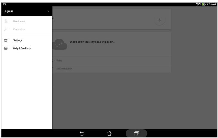 ASUS ZENPAD 10 - Personnaliser les paramètres de recherche vocale - 1