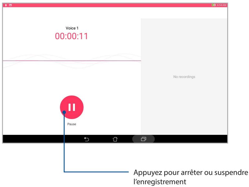 ASUS ZENPAD 10 - Ouvrir le Magnétophone - 2
