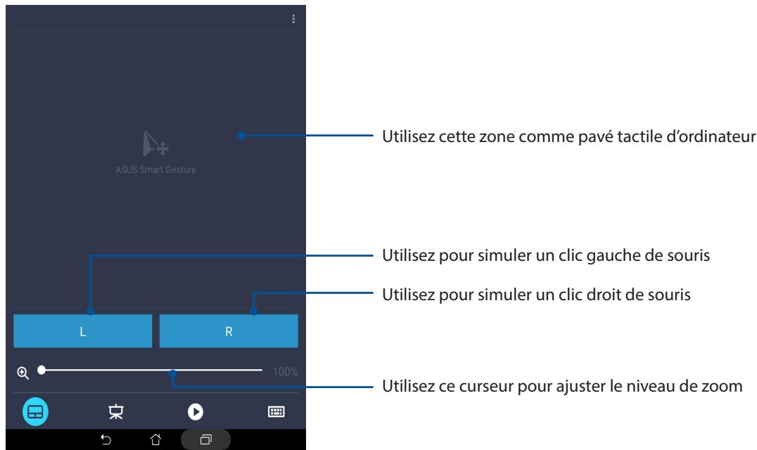 ASUS ZENPAD 10 - Utiliser l'écran comme pavé tactile - 1