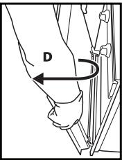 WHIRLPOOL AKP 541 - Pour remetre la porte en place : - 4