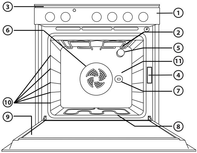 WHIRLPOOL AKP 541 - POUR LE BRANCHEMENT ÉLECTRIQUE, CONSULTEZ LA PARTIE RELATIVE À L'INSTALLATION - 1