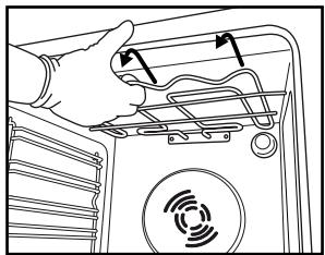 WHIRLPOOL AKP 541 - DéPLACEMENT DE LA RÉSISTANCE SUPérieURE (UNIQUÉMENT SUR CERTAINS MODELES) - 2