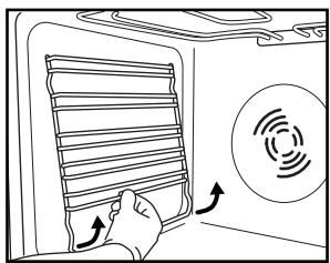 WHIRLPOOL AKP 541 NB - Einsetzen der Tür - 2