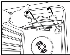 WHIRLPOOL AKP 541 NB - ABSENKEN DES OBEREN GRILLELEMENTS (NUR BEI EINIGEN MODELLEN) - 1
