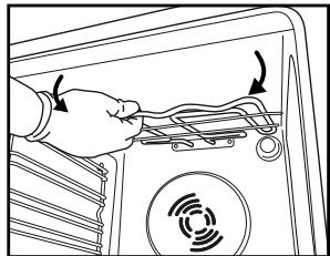 WHIRLPOOL AKP 543 NB - OMLAAGBRENGEN VAN HET BOVENSTE VERWARMINGSELEMENT (ALLEEN BIJ BEPAALDE MODELLEN) - 3