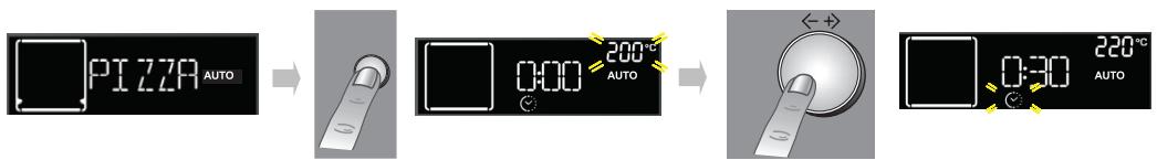 WHIRLPOOL AKZ 232/NB - TABLEAU DES PROGRAMMES - Pizzas - 1