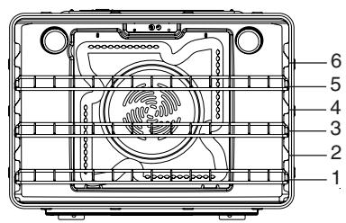 WHIRLPOOL WOD93EC0AS - Pour replacer les grilles de four : - 1
