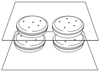 WHIRLPOOL WOD93EC0AS - Positions de grilles et plats pour les gâteaux à étages pour fours avec ou sans convection de 27" (68,6 cm) - 1