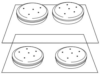 WHIRLPOOL WOD93EC0AS - Positions de grilles et plats pour les gâteaux à étages pour fours avec ou sans convection de 30" (76,2 cm) - 1
