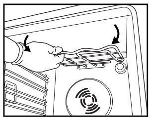 WHIRLPOOL AKZ520NB - MOVING THE TOP HEATING ELEMENT (SOME MODELS ONLY) - 3