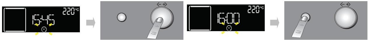 WHIRLPOOL AKZ520NB - SETTING END OF COOKING TIME/START DELAYED - 1
